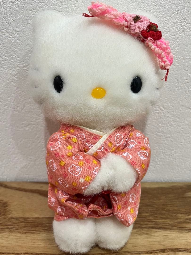 ハローキティ 着物ぬいぐるみ マスコット 京都限定　2001年　平成レトロ　レア
