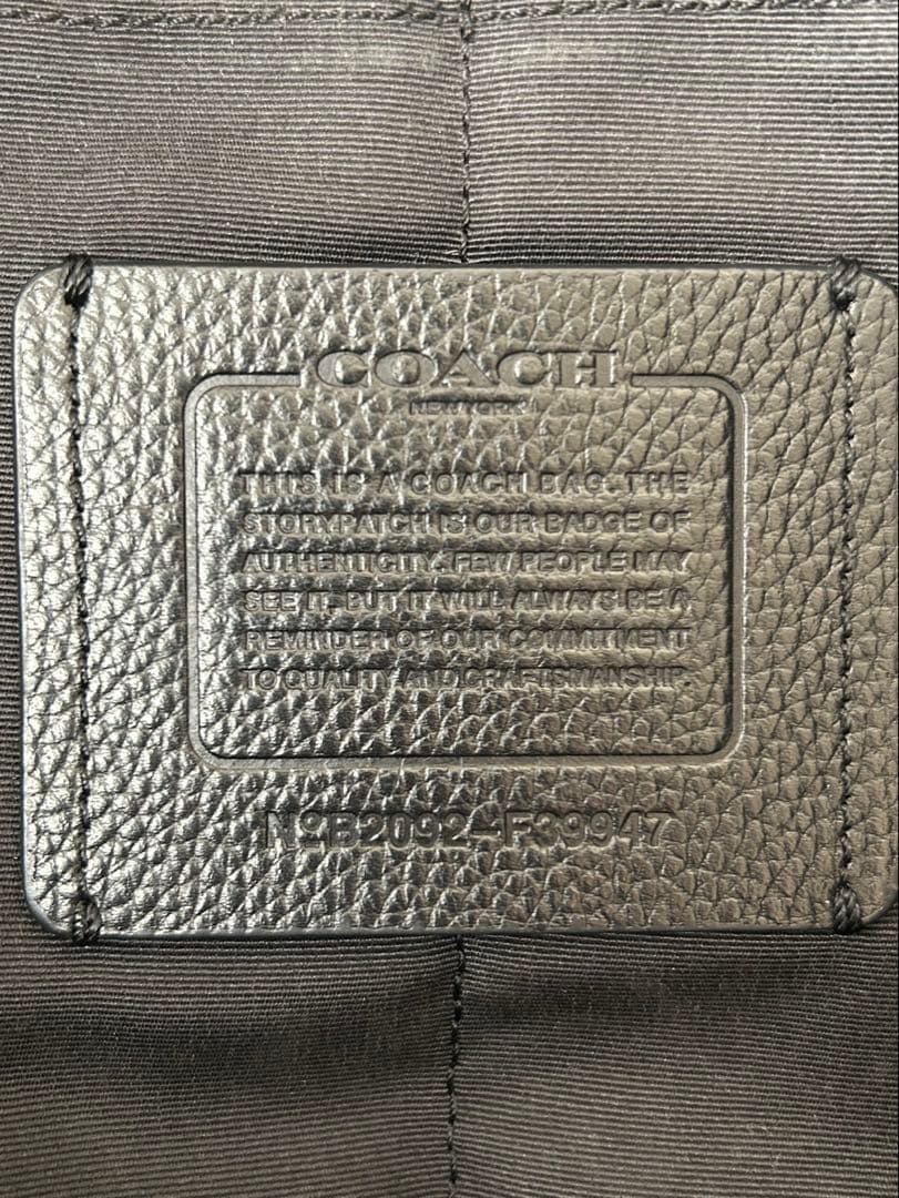 ✅【美品】定価7万　メンテ済み　コーチ　トートバッグ　COACH ビジネスバッグ