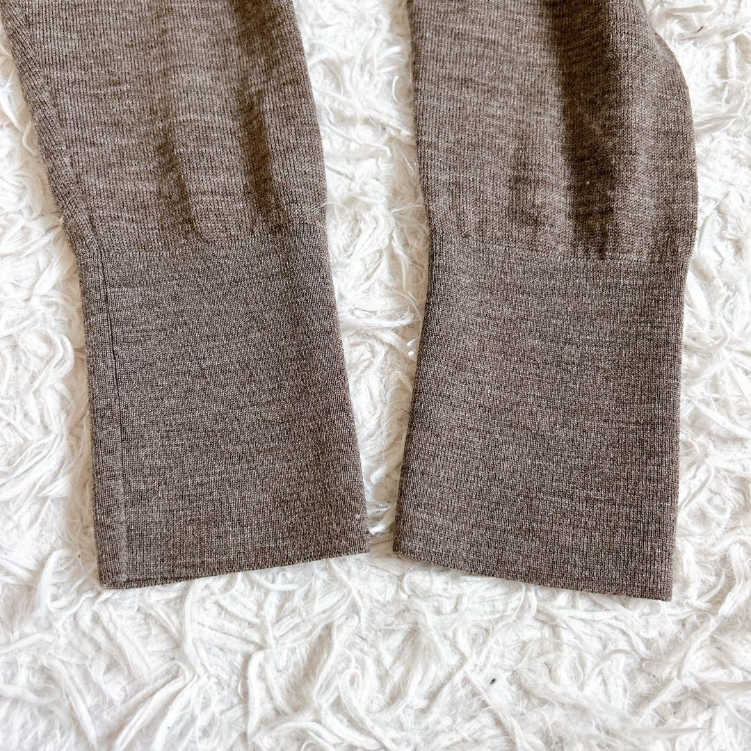 美品⁂ドゥーズィエムクラス⁂ロングカーディガン　羽織り　ショールカラー　茶系