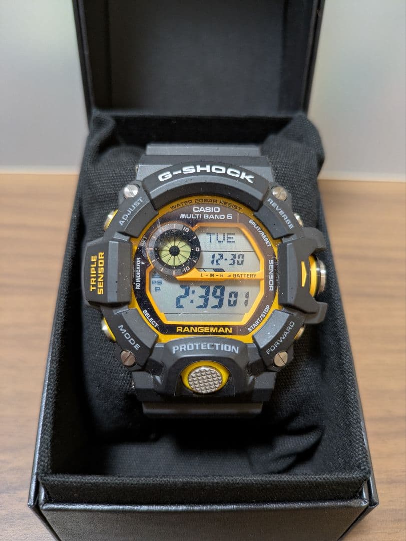 【最終値下げ品】G-SHOCK RANGEMAN ブラック/イエロー