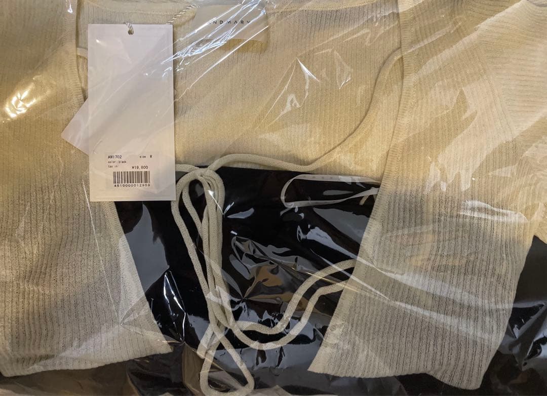 ワンピース andmary Sara silky dress / black (M)