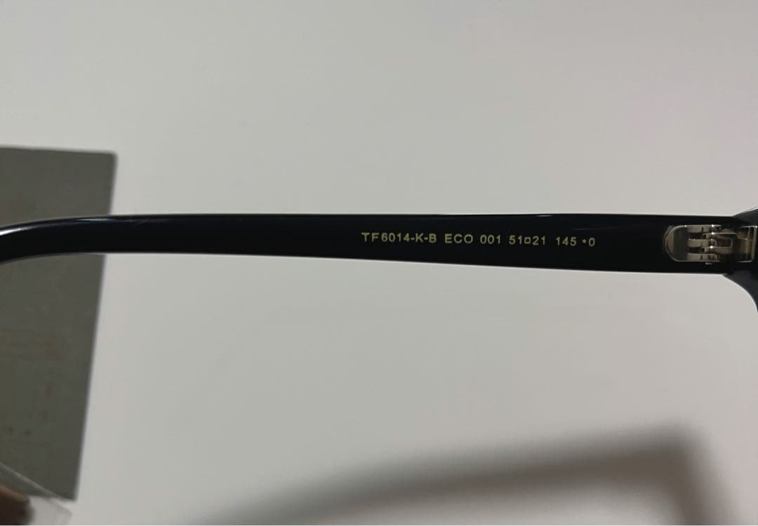 【ほぼ新品】トムフォード TF6014-K-B 001