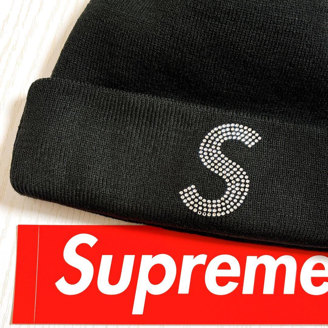 Supreme Swarovski スワロフスキー　Sロゴ　ブラック　黒