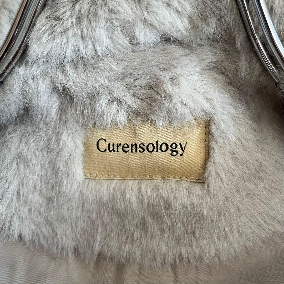 定価3.74万 カレンソロジー ミンクライクファーベスト ライトグレー 上質