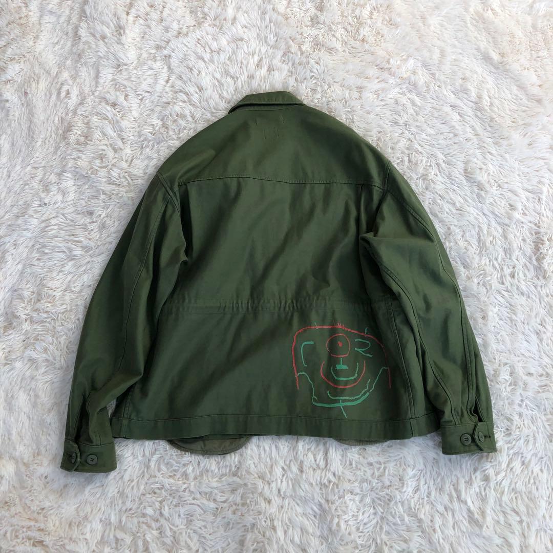 FACETASM　オーバーサイズ　ミリタリージャケット　ファセッタズム　オリーブ