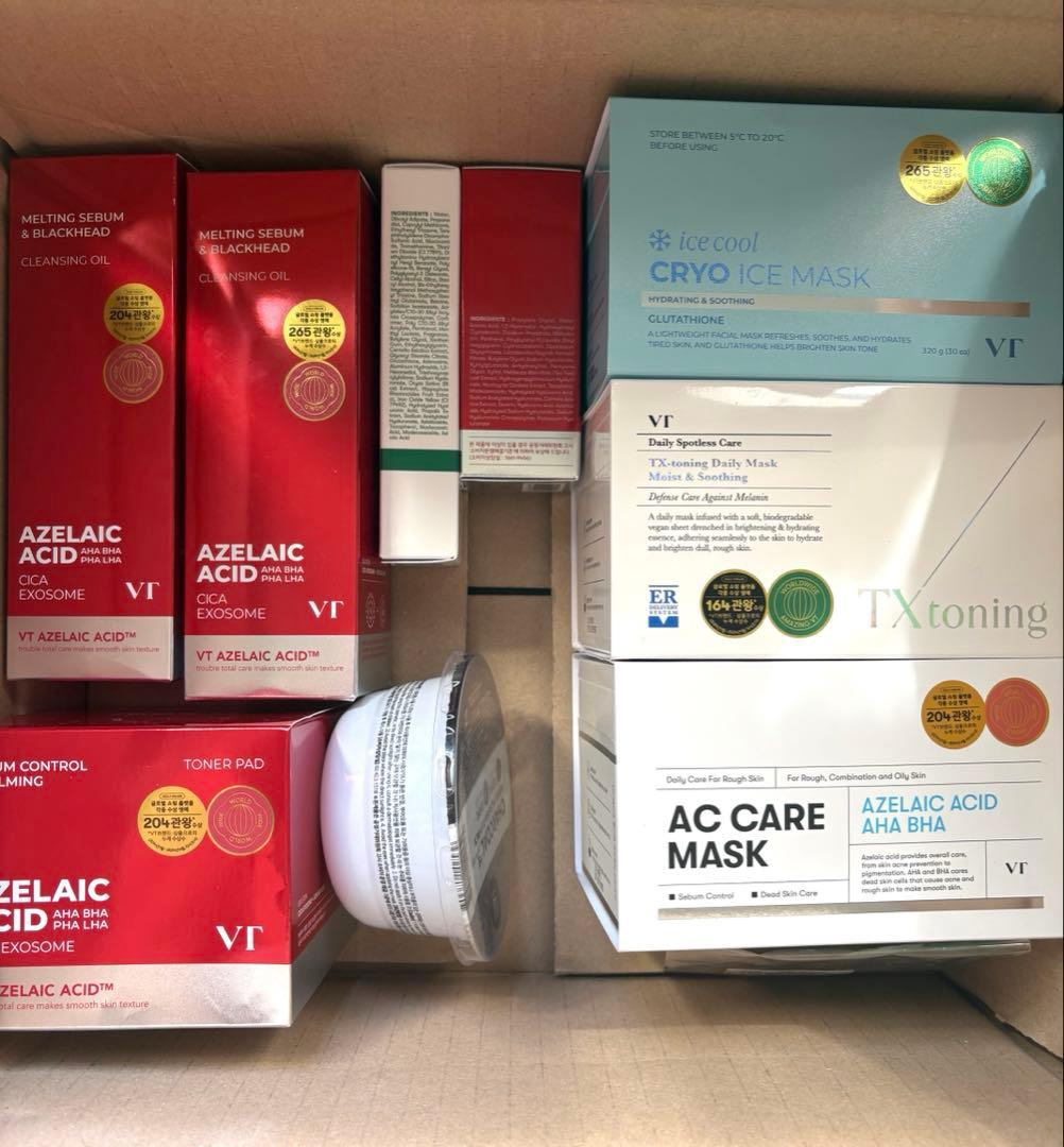 新品　VT スキンケアセット アゼライン酸　フェイスパック　クレンジング　美容液