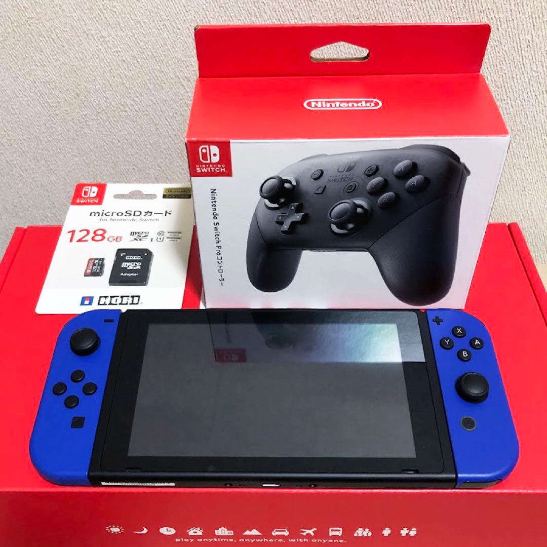 Nintendo Switch 本体 , プロコン ,microSDカードセット