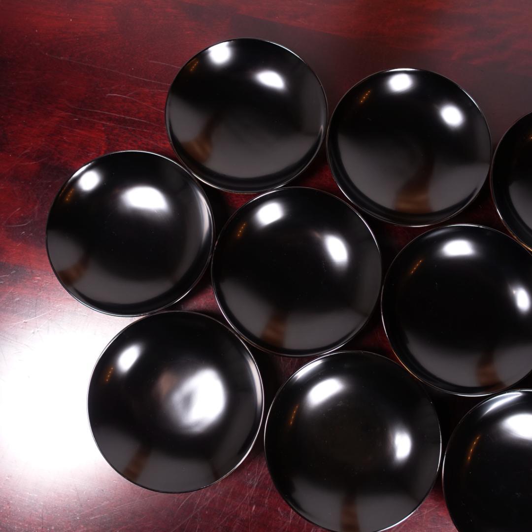 輪島塗 黒塗 蒔絵 吸物椀 10客 共箱