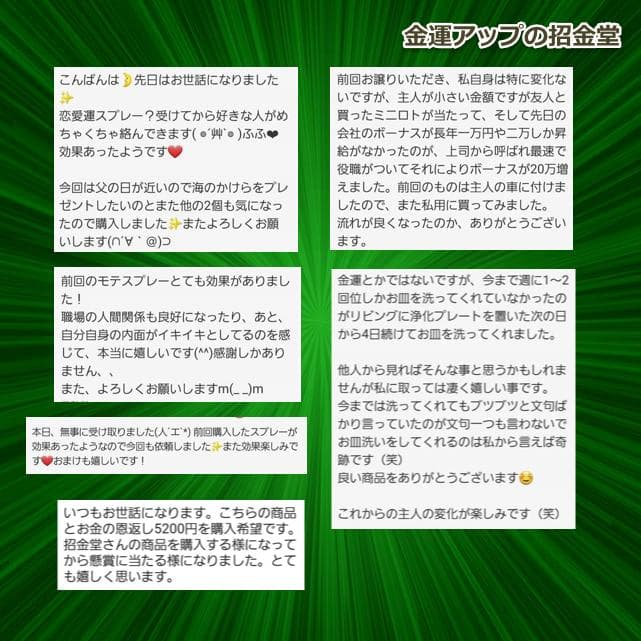 【５本セット】リピーター様限定価格『浄化スプレー金運アップGold3』5025