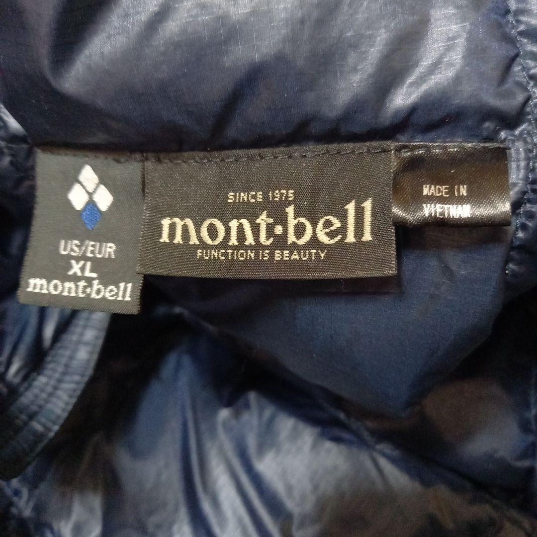 mont‐bell XLネイビーダウンジャケット 2301344 軽量900FP
