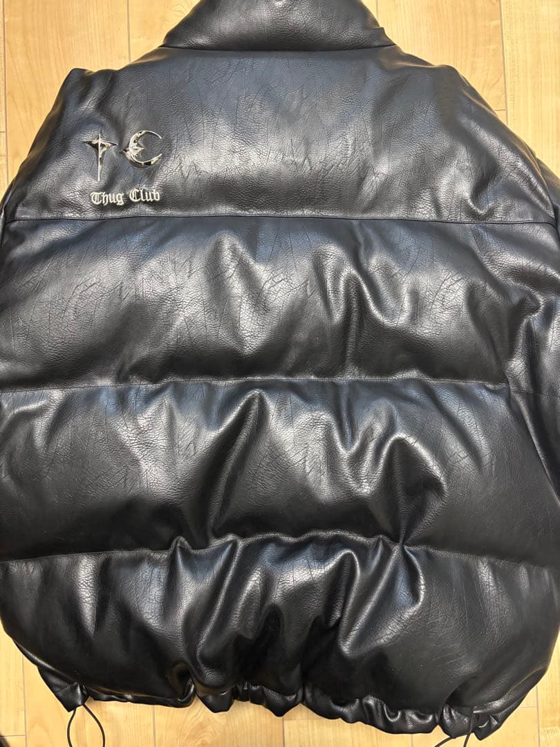 Thug Club ブラックダウンジャケット