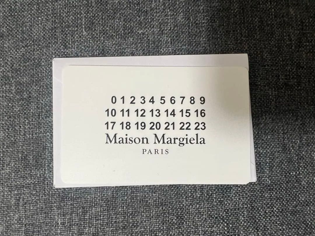 【正規品保証カード他付属品付】Maison Margiela ブラックキーケース