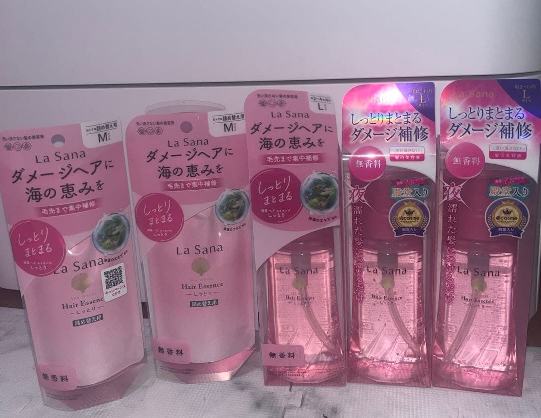 La Sana ラサーナ海藻ヘアエッセンス5点set