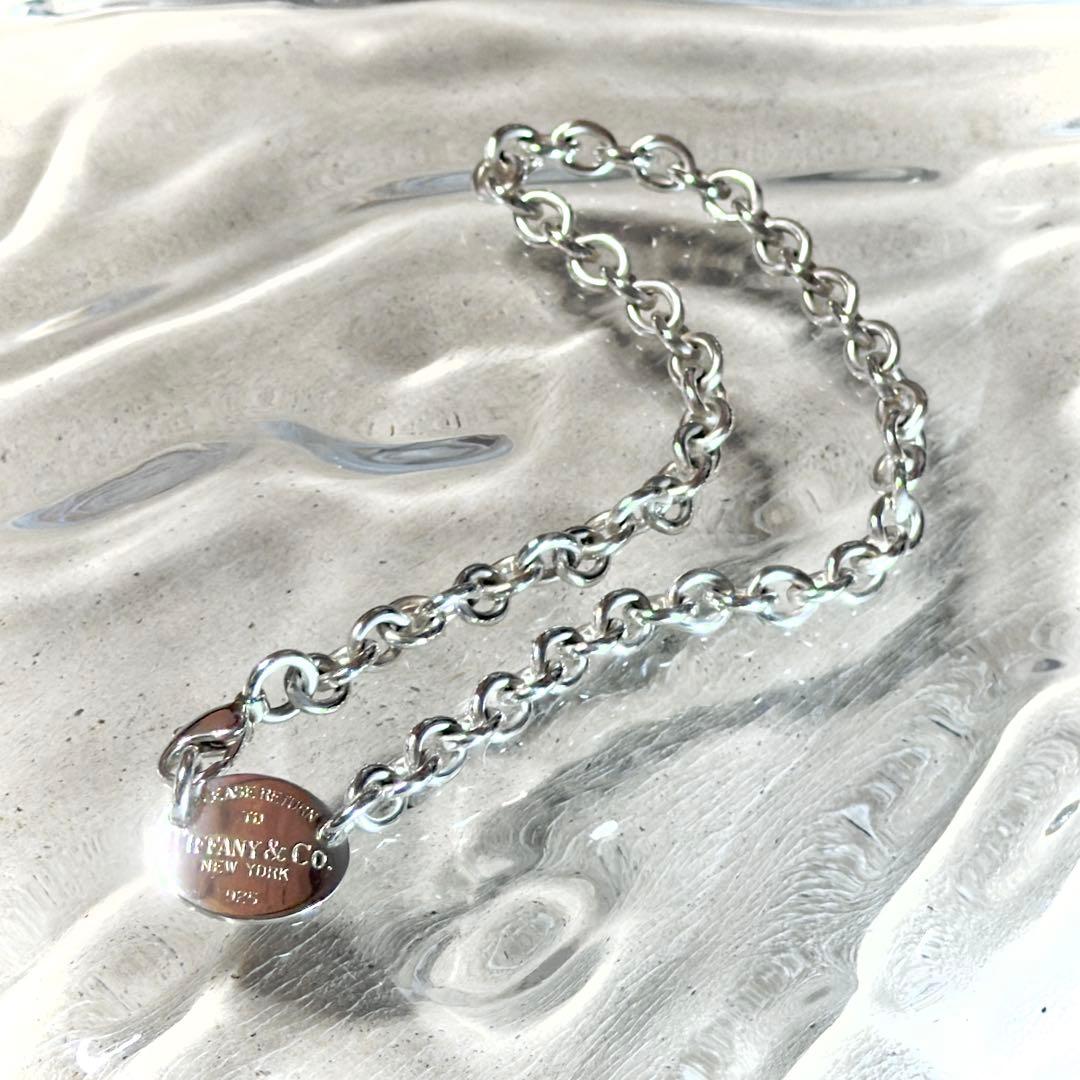 T&Co. ティファニー リターントゥ ネックレス チョーカー オーバルタグ