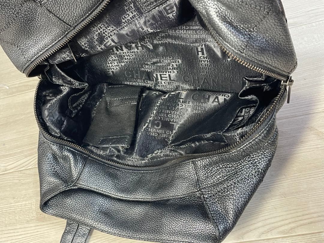 シャネル CHANEL トートバッグ チョコバーハン ドバッグ キャビアスキン