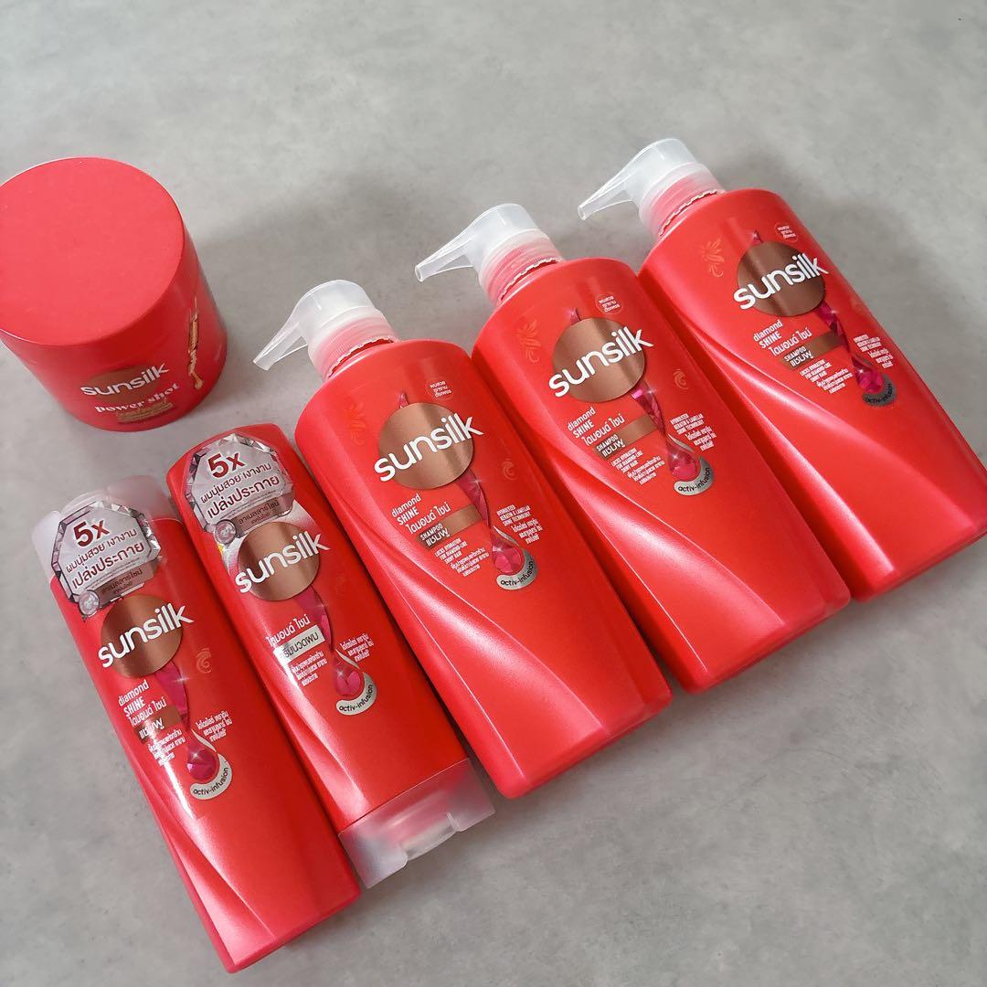 Sunsilk シャンプー　コンディショナー　トリートメントパック　セット