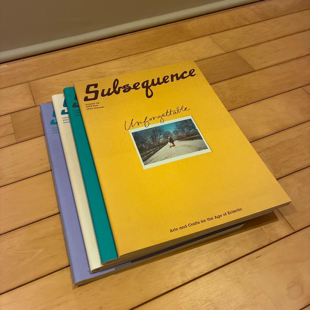 visvim subsequence magazine 4冊セット 絶版