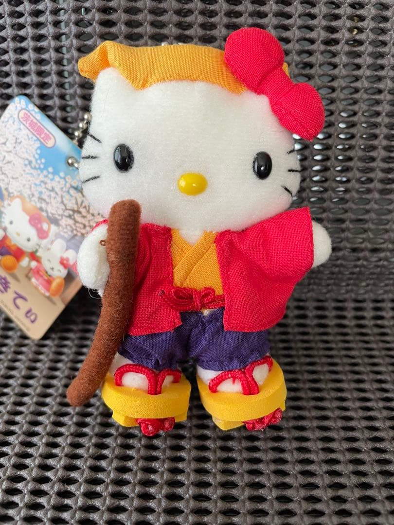 茨城限定 ご当地 ハローキティ 水戸黄門 ぬいぐるみ 2体セット