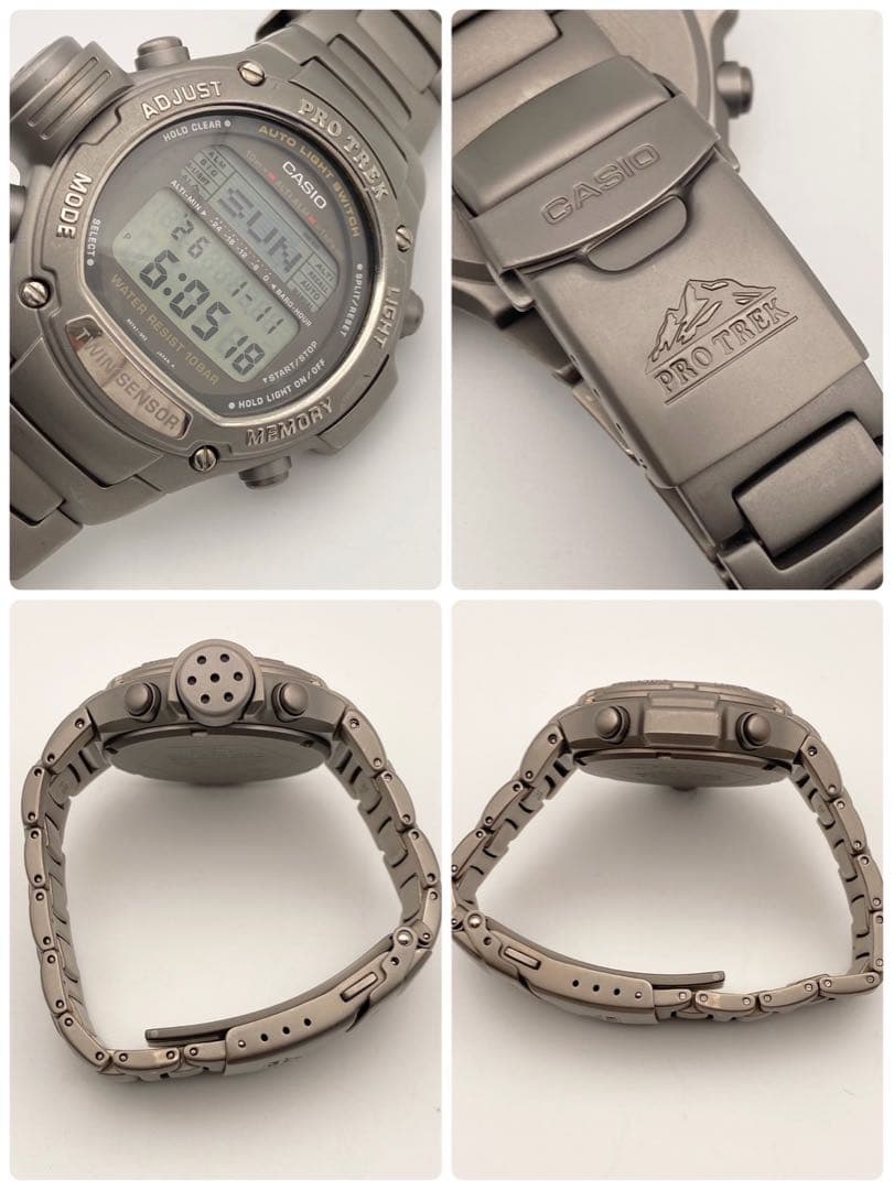 【稼働】CASIO PRO TREK PRT-3000 スクリューバック 美品