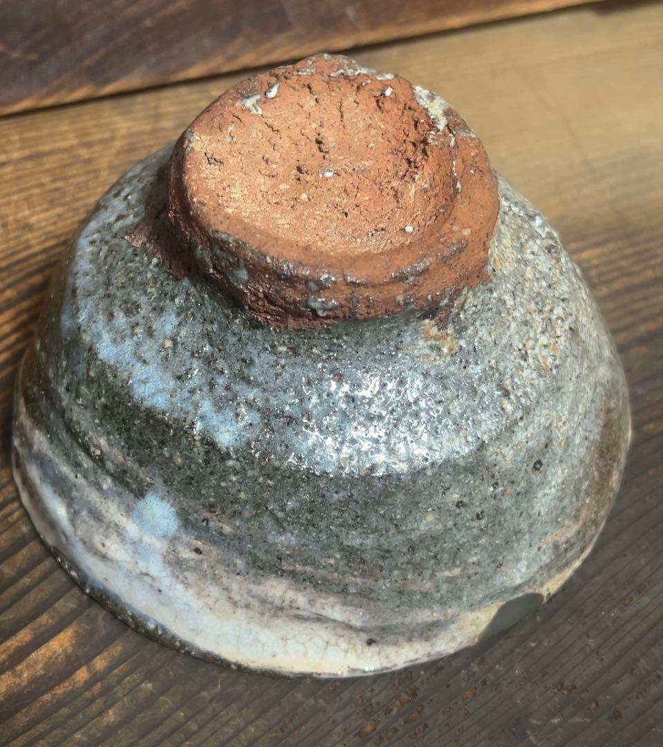 ほぼ川喜田半泥子⁈坪島 圡平作の刷毛目茶碗(半泥子が指導の茶碗)酒碗としても！