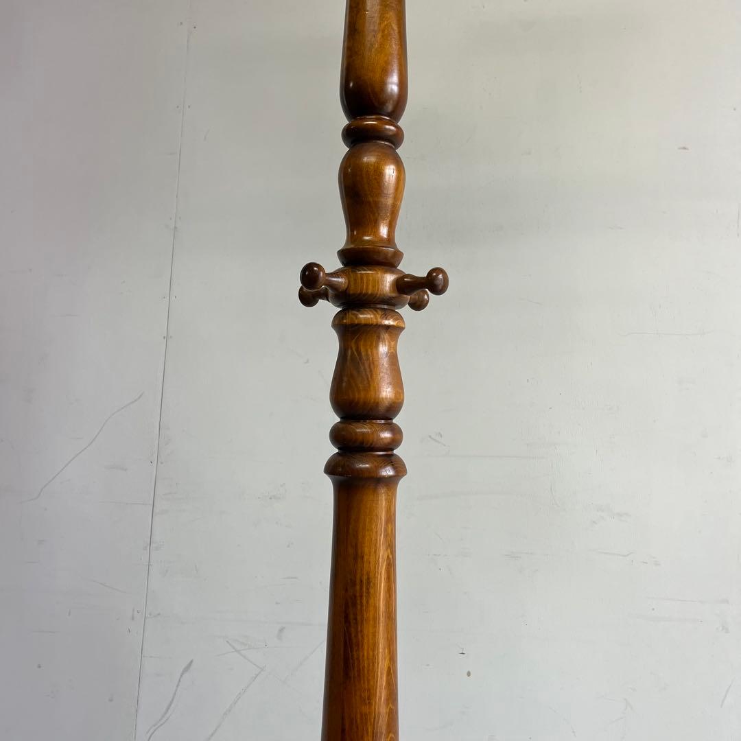 オールド カリモク ハンガーラック 昭和レトロ コロニアル z441