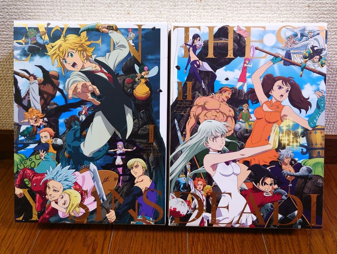 七つの大罪 神々の逆鱗 DVD-BOX Ⅰ,Ⅱ　セット