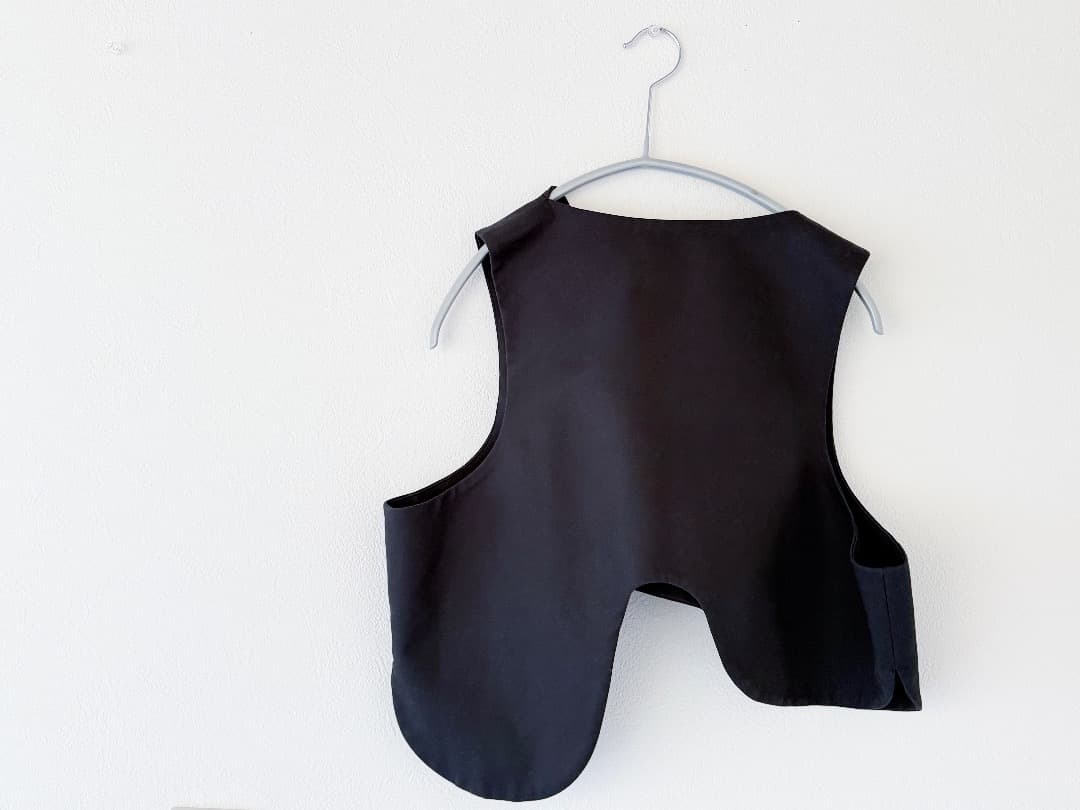 enfold エンフォルド wave cropped vest ナゴンスタンス