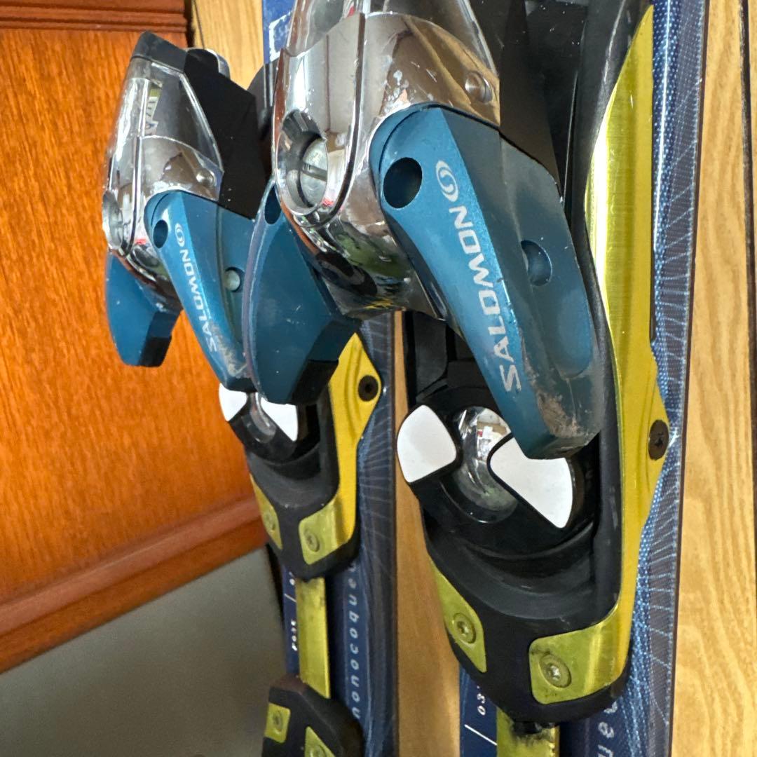 Salomon スキー板 青と黒　170