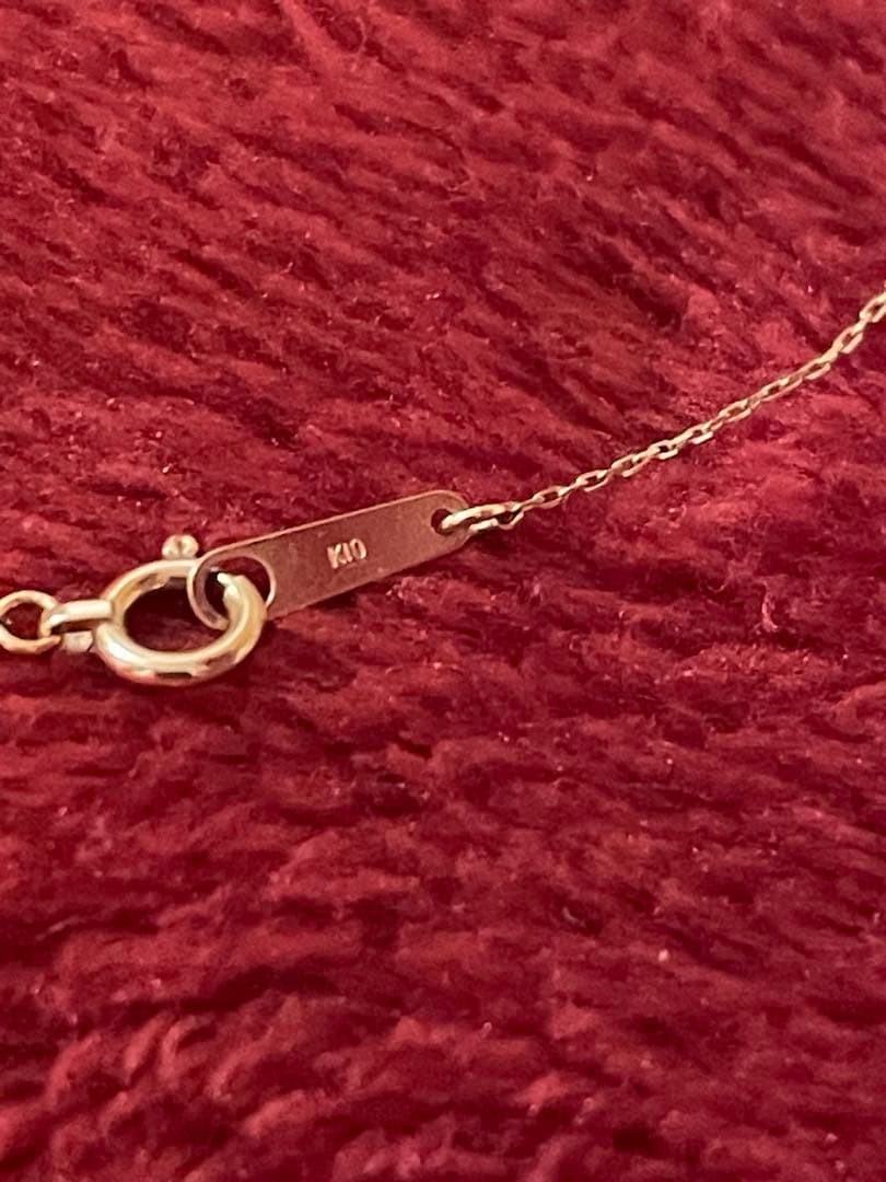 【美品】ヴァンドーム青山 K10 馬蹄 パール ダイヤモンド ネックレス