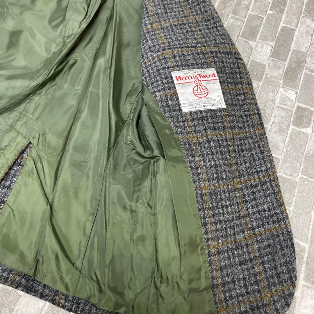N591♪ FREAK'S STORE ハリスツイード　テーラードジャケットL