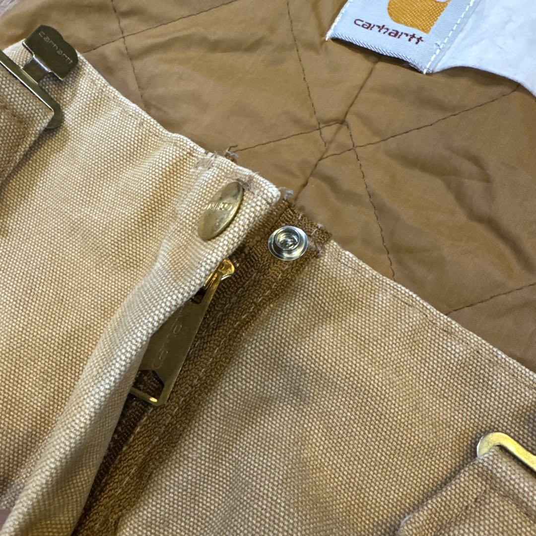90s Carhartt カーハート ダブルニー ビブ オーバーオール ダック