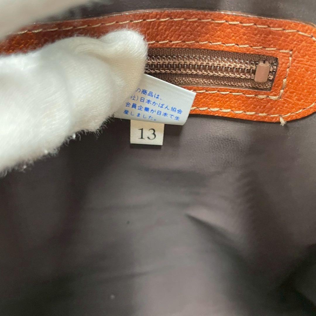 タケオキクチ ボストンバッグ オールレザー キャメル ブラウン 大容量