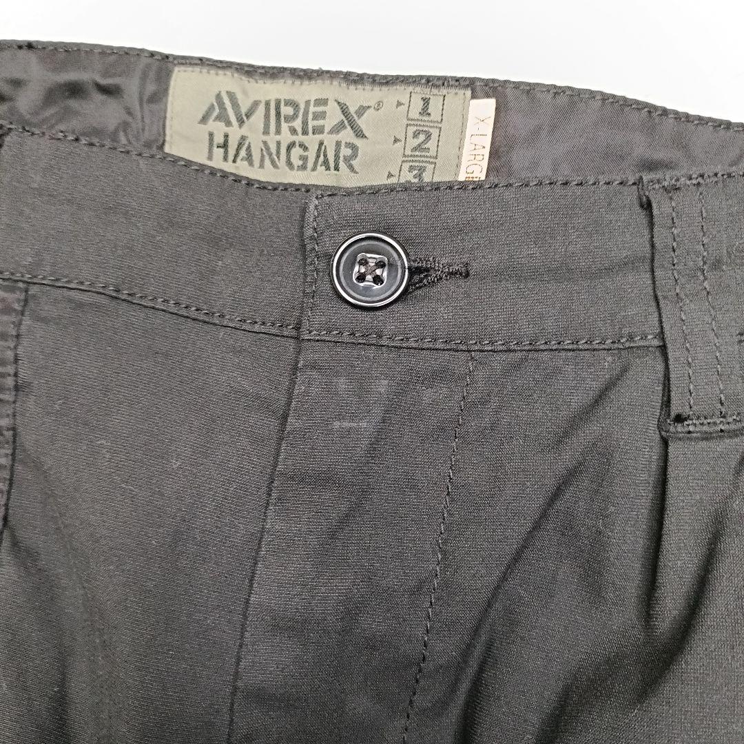 AVIREX ヘリパンツ ミリタリー カーゴパンツ 黒 XL コンビネーション