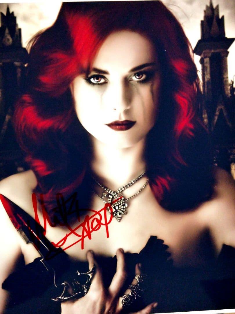 アレクサンドラ・ブレッケンリッジ直筆サイン入り写真…アメリカンホラーストーリー