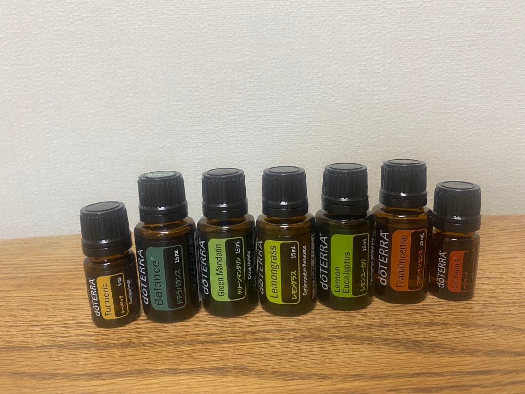 doTERRA エッセンシャルオイルセット 15ml 5ml 7本