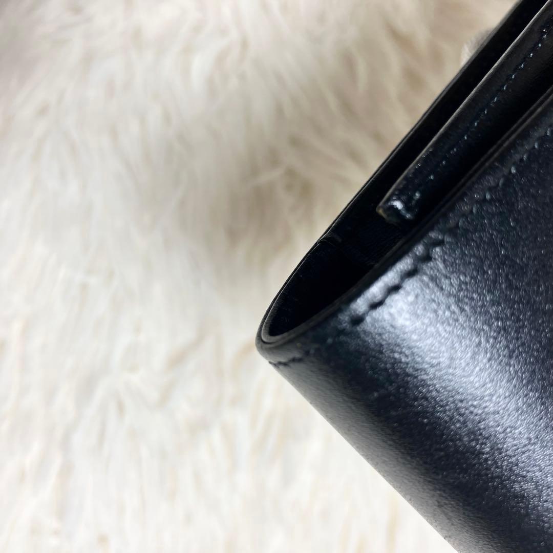 【美品】MONTBLANC モンブラン ペンケース レザーブラック 付属品付き