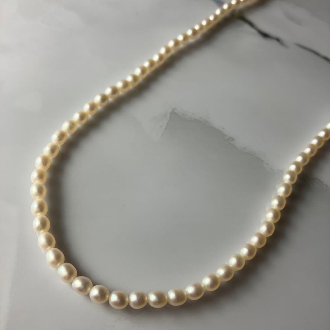 ミキモト ベビーパール 真珠 ネックレス K18 箱付き