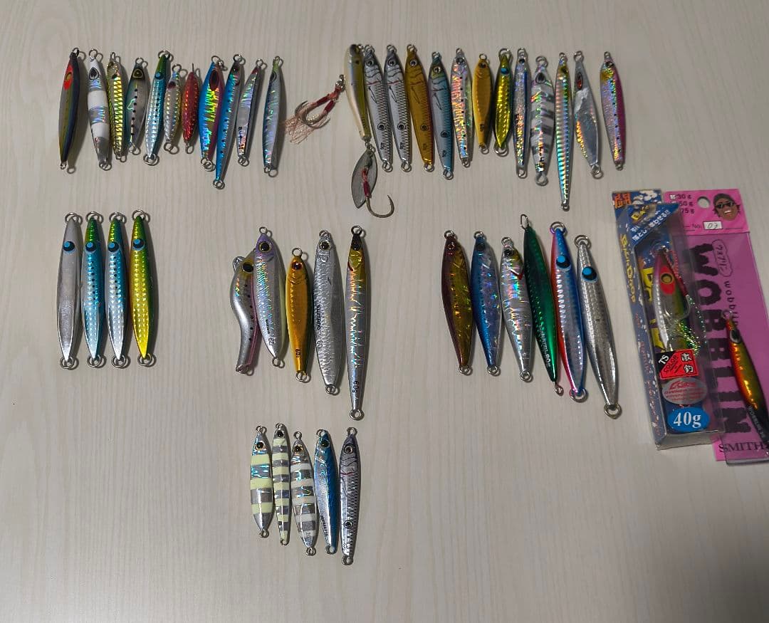 メタルジグ SLJセット 15g〜80g 46本セット 中古品