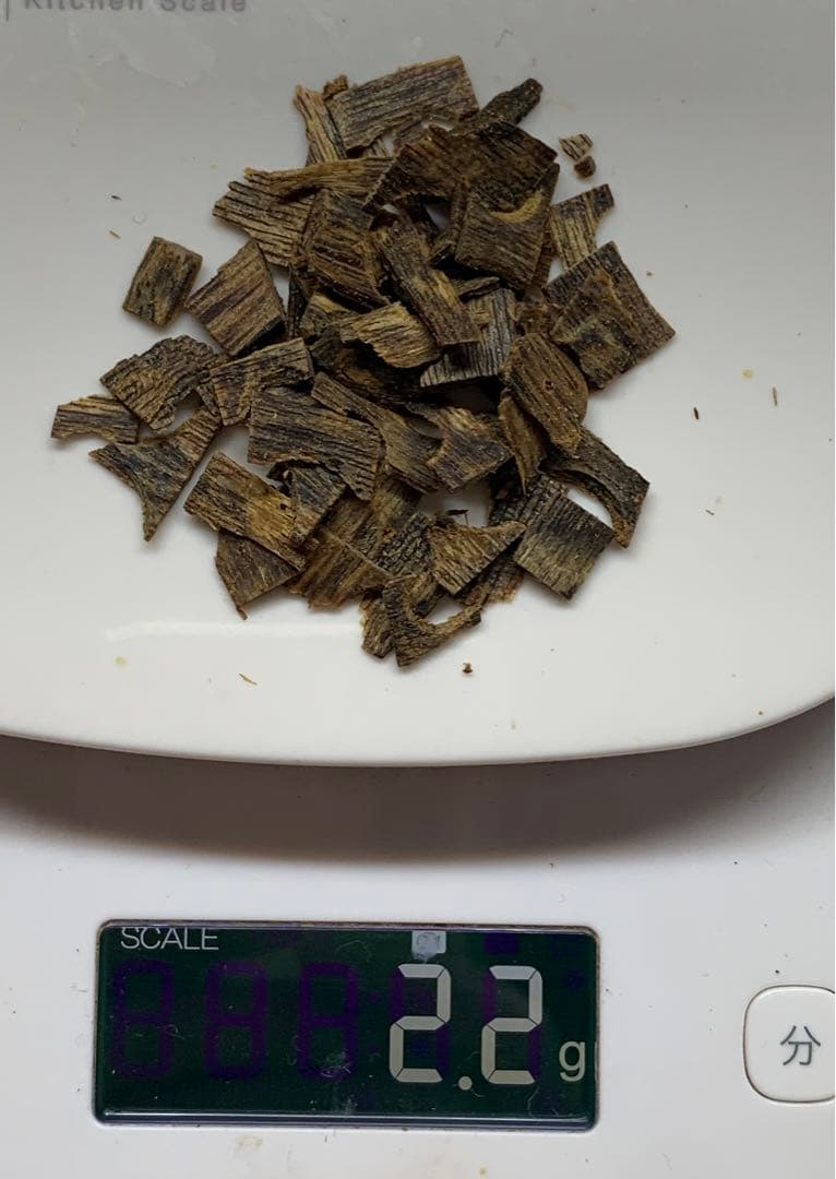 極上伽羅 沈香 香木 重さ:2.2g