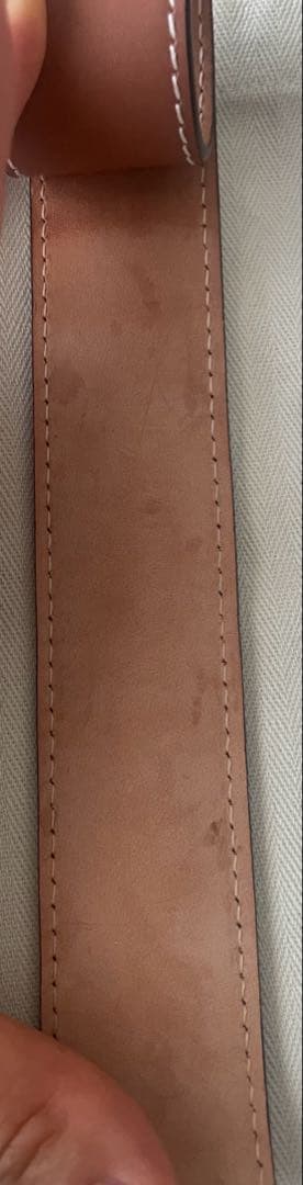 ロエベ　ブラウンレザーバングル