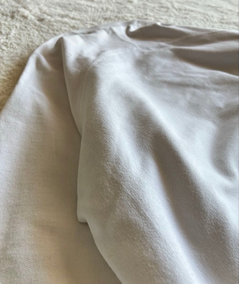 ドリスヴァンノッテン変形ラグラン トップス ririジップ パーカー Sホワイト