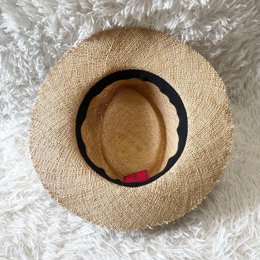 sugri スグリ　ストローハット　麦わら帽子　58cm