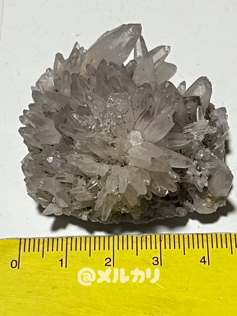 国産鉱物　鉛沢（浦の谷）　紫水晶クラスター