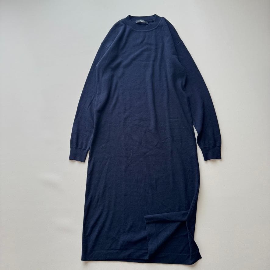 美品　Max Mara　マックスマーラ WEEKEND 上質ニットワンピース 紺