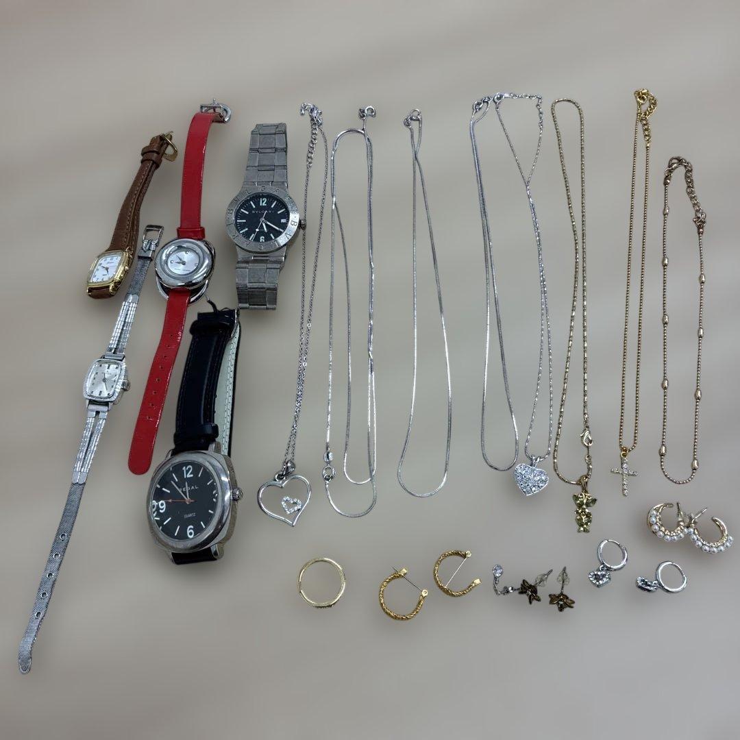 遺品整理　アクセサリー　ネックレス　イヤリング　ブレスレット　時計