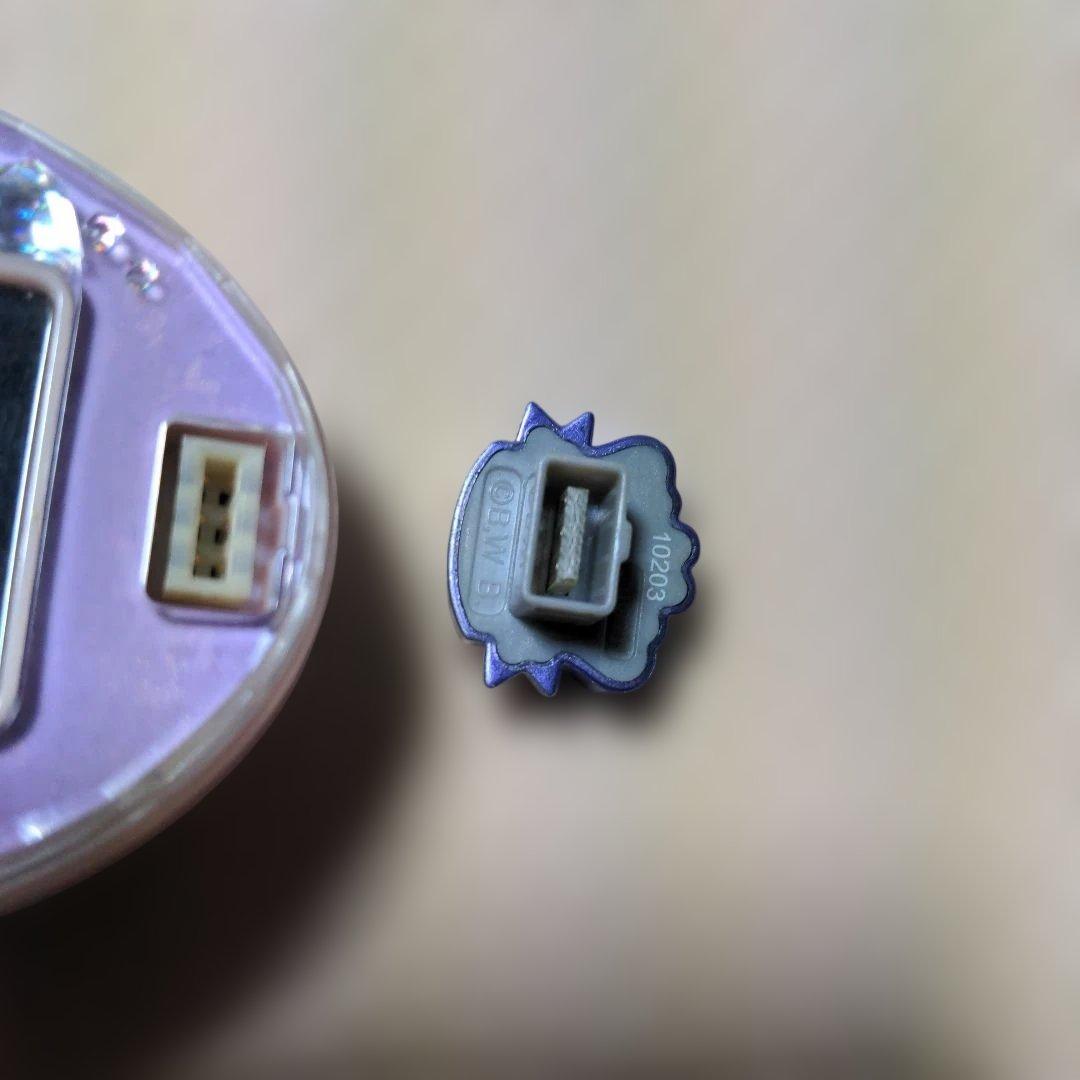 たまごっちピース　デコピアス メロディーランド　パープル✖️ピンク