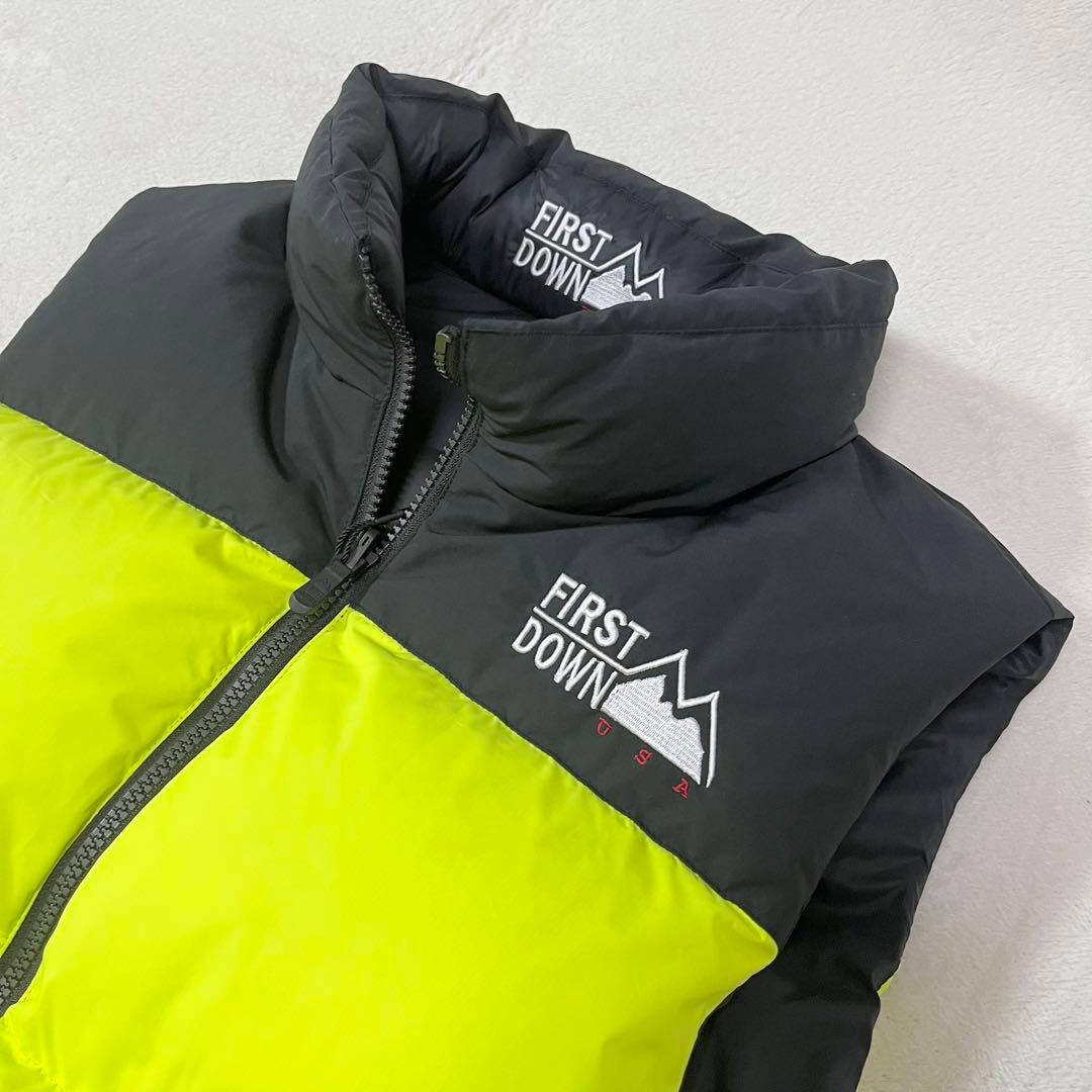 【未使用タグ付】ファーストダウン　ダウンベスト　リバーシ　700F　定価2.5万