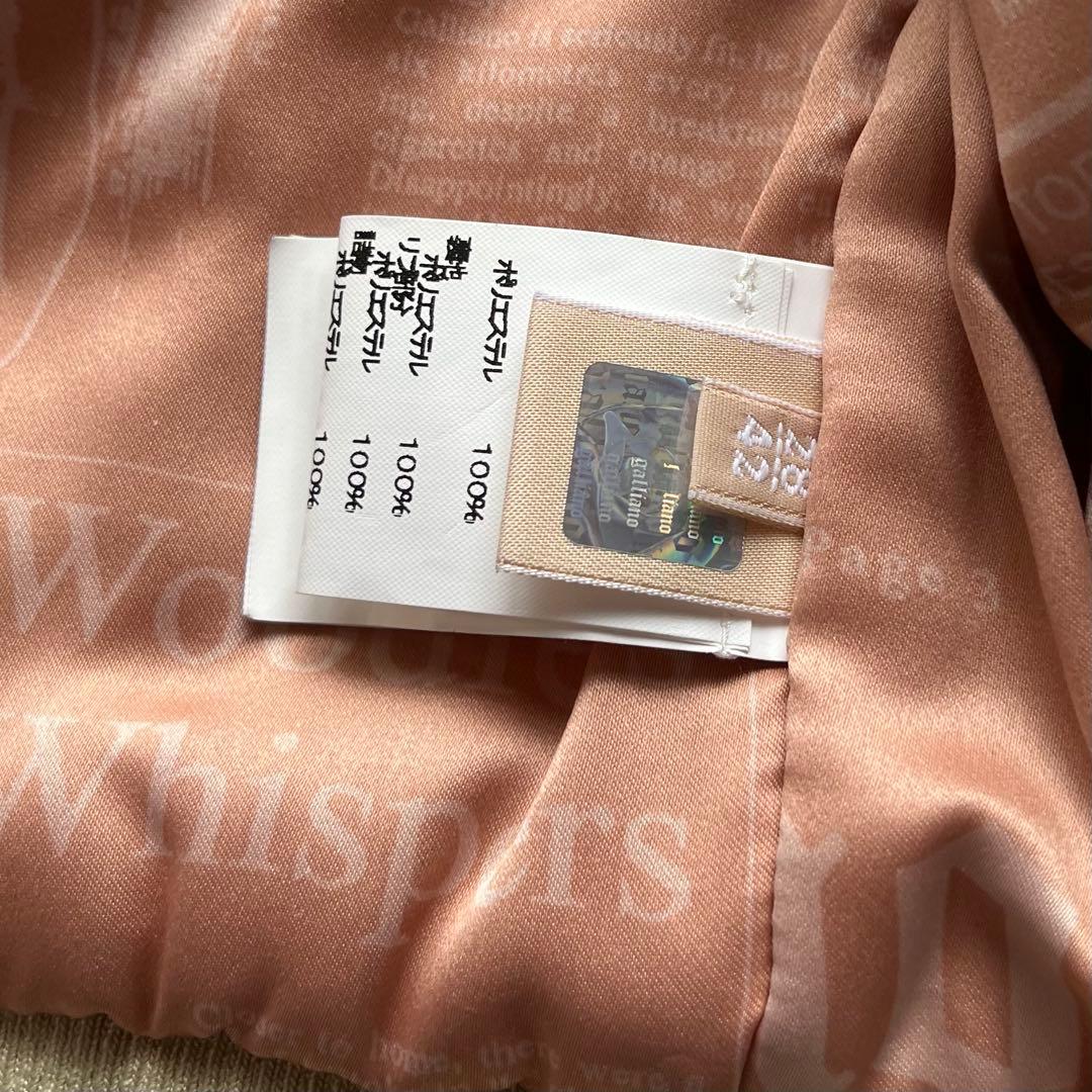 galliano ジョンガリアーノ 花柄 中綿ジャケット 42