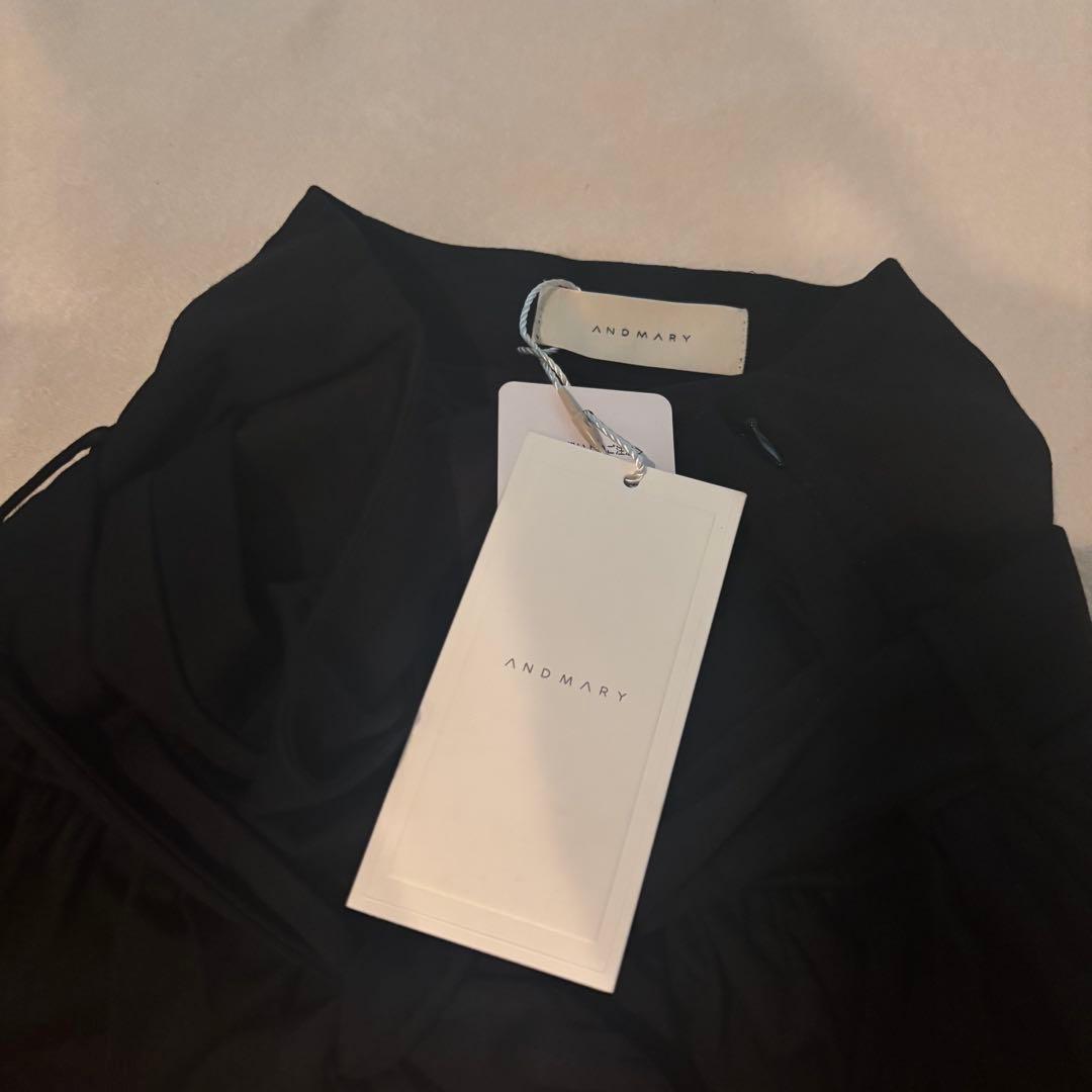 【新品】andmary Lindsay balloon skirt black