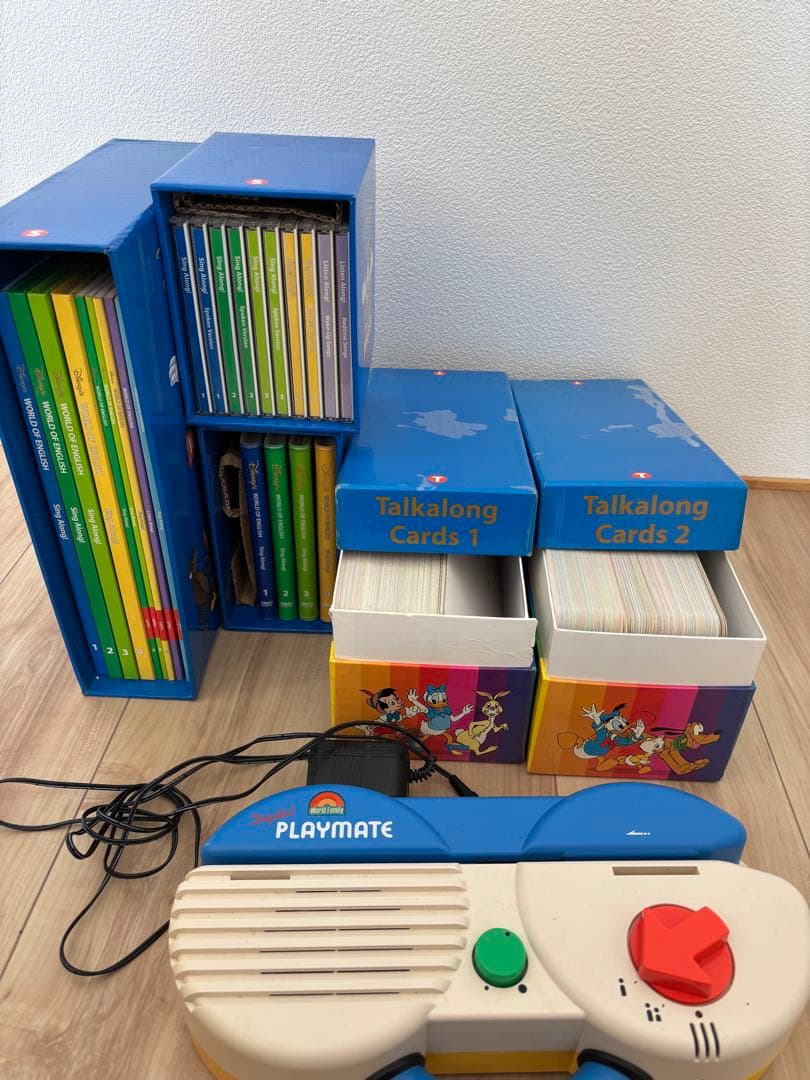 トークアロング　カード　プレイメイトシングアロングDVD　CD 本ディズニー英語